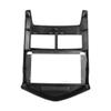 FRALHQFL 9Inch Car Fascia for Chevrolet Aveo 2011 2 Din GPS DVD Player Refitting Dash Mount Install Kit Installation Dashboard Frame,Frame view 4