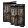 EMPYRI Rustic Stall Wooden Door Printed Tablet Case for Ipad Air3 10.5""/Ipad Pro 10.5"", Pu Leather Non-Slip Tablet Cases Shockproof Stand Cover with Auto Sleep/Wake Cover view 1
