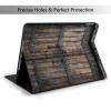 EMPYRI Rustic Stall Wooden Door Printed Tablet Case for Ipad Air3 10.5""/Ipad Pro 10.5"", Pu Leather Non-Slip Tablet Cases Shockproof Stand Cover with Auto Sleep/Wake Cover view 2