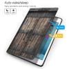 EMPYRI Rustic Stall Wooden Door Printed Tablet Case for Ipad Air3 10.5""/Ipad Pro 10.5"", Pu Leather Non-Slip Tablet Cases Shockproof Stand Cover with Auto Sleep/Wake Cover view 3