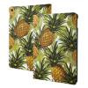 Exotic Tropical Pineapples Printed Tablet Case for Ipad 7th Generation 10.2", Pu Leather Non-Slip Tablet Cases Shockproof Stand Cover with Auto Sleep/Wake Cover view 1