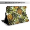 Exotic Tropical Pineapples Printed Tablet Case for Ipad 7th Generation 10.2", Pu Leather Non-Slip Tablet Cases Shockproof Stand Cover with Auto Sleep/Wake Cover view 2
