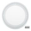ACROPIX Universal 6.5" Car Speaker Grills Cover Mesh Round 6.5 Inch Audio Speaker Subwoofer Guard Protector Case with Mounting Screws Iron ABS White - Pack of 1 view 1