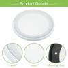 ACROPIX Universal 6.5" Car Speaker Grills Cover Mesh Round 6.5 Inch Audio Speaker Subwoofer Guard Protector Case with Mounting Screws Iron ABS White - Pack of 1 view 4