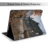 Holiday Home Deer Hunting Printed Tablet Case for Ipad 7th Generation 10.2", Pu Leather Non-Slip Tablet Cases Shockproof Stand Cover with Auto Sleep/Wake Cover view 2
