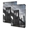 Brooklyn Bridge Printed Tablet Case for Ipad Air3 10.5"/Ipad Pro 10.5", Pu Leather Non-Slip Tablet Cases Shockproof Stand Cover with Auto Sleep/Wake Cover view 1