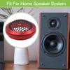ACROPIX Universal 1.5" Car Speaker Grills Cover Mesh Round 1.5 Inch Audio Speaker Subwoofer Guard Protector Case Iron Aluminum Alloy Rose Red Black - Pack of 1 view 3