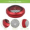 ACROPIX Universal 1.5" Car Speaker Grills Cover Mesh Round 1.5 Inch Audio Speaker Subwoofer Guard Protector Case Iron Aluminum Alloy Rose Red Black - Pack of 1 view 4