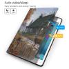 EMPYRI Holiday Home Deer Hunting Printed Tablet Case for Ipad Air3 10.5""/Ipad Pro 10.5"", Pu Leather Non-Slip Tablet Cases Shockproof Stand Cover with Auto Sleep/Wake Cover view 3