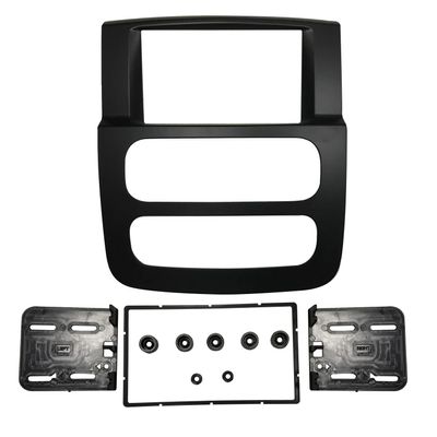 FRALHQFL Car Radio Fascia for Dodge Ram 1500 2500 3500 2002-2005 Stereo Panel Dash Mount Installation Trim Frame Dashboard Double Din