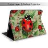 EMPYRI Red Ladybug Printed Tablet Case for Ipad 7th Generation 10.2"", Pu Leather Non-Slip Tablet Cases Shockproof Stand Cover with Auto Sleep/Wake Cover view 2
