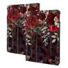 EMPYRI Red Rose Floral Printed Tablet Case for Ipad Air3 10.5""/Ipad Pro 10.5"", Pu Leather Non-Slip Tablet Cases Shockproof Stand Cover with Auto Sleep/Wake Cover view 1