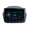 FRALHQFL 10.1INCH Radio Frame for Hyundai Tucson 2010 Double Din Stereo GPS DVD Player Bezel Dashboard Installation Dash Mount Trim Kit,Frame with Cable view 2