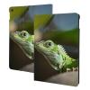 EMPYRI Green Lizard Printed Tablet Case for Ipad 7th Generation 10.2"", Pu Leather Non-Slip Tablet Cases Shockproof Stand Cover with Auto Sleep/Wake Cover view 1