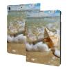EMPYRI Sea Wave Seashell Printed Tablet Case for Ipad Air3 10.5""/Ipad Pro 10.5"", Pu Leather Non-Slip Tablet Cases Shockproof Stand Cover with Auto Sleep/Wake Cover view 1