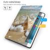 EMPYRI Sea Wave Seashell Printed Tablet Case for Ipad Air3 10.5""/Ipad Pro 10.5"", Pu Leather Non-Slip Tablet Cases Shockproof Stand Cover with Auto Sleep/Wake Cover view 3