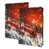 EMPYRI Christmas Santa Claus Printed Tablet Case for Ipad Air3 10.5""/Ipad Pro 10.5"", Pu Leather Non-Slip Tablet Cases Shockproof Stand Cover with Auto Sleep/Wake Cover view 1