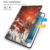 EMPYRI Christmas Santa Claus Printed Tablet Case for Ipad Air3 10.5""/Ipad Pro 10.5"", Pu Leather Non-Slip Tablet Cases Shockproof Stand Cover with Auto Sleep/Wake Cover view 3