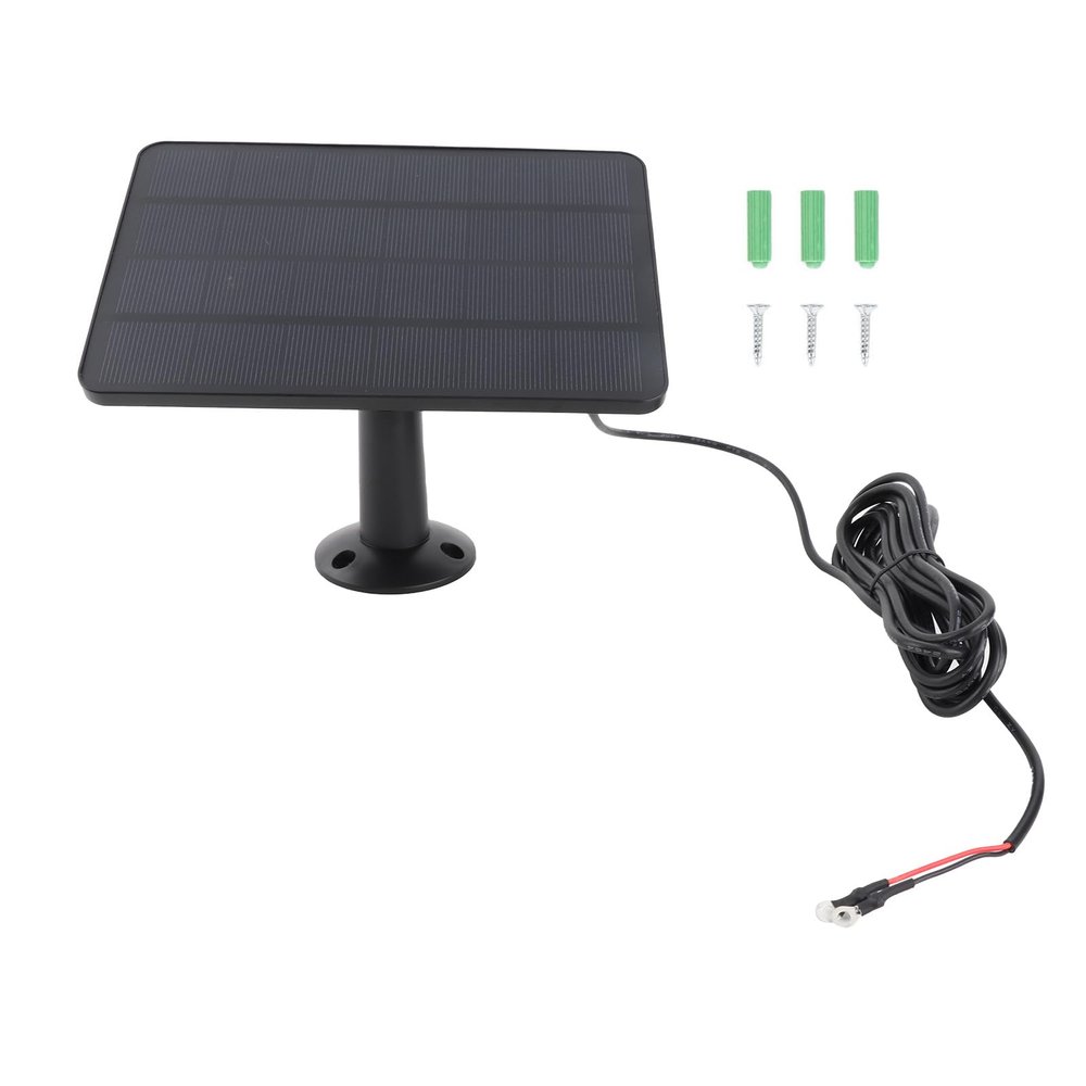 Sanpyl Solar Panel for Nest Camera Outdoor or Indoor(Battery Version), 5V 10W Adjustable Mount Solar Panel with 9.8ft Cable for Video Doorbell 2 (not for 2nd) (CSP4W-)