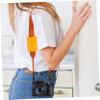 FELTECHELECTR Camera Shoulder Strap Card Bag Sling for Outdoor Photographers Pu Design Comfortable Weight Distribution for Different Heights for Mirrorless Cameras view 2