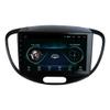 FRALHQFL 2 Din Car Radio Fascia 9 INCH for Hyundai I-10 2008-2012 Stereo GPS DVD Player Refitting Frame Bezel Install Surround Trim Panel view 2