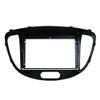 FRALHQFL 2 Din Car Radio Fascia 9 INCH for Hyundai I-10 2008-2012 Stereo GPS DVD Player Refitting Frame Bezel Install Surround Trim Panel view 4
