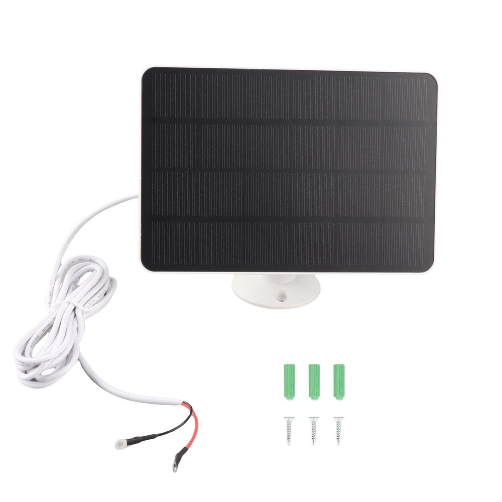 Solar Panel for Nest Camera Outdoor or Indoor(Battery Version), 5V 10W Adjustable Mount Solar Panel with 9.8ft Cable for Video Doorbell 2 (not for 2nd) (CSP4W-O-W)