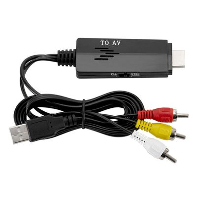 Beufee to HDMI,Av to HDMI Converter,VCR Player to HDMI Converter HDMI to VCR/DVD Player Combo New Av Cable for VCR