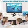 Beufee to HDMI,Av to HDMI Converter,VCR Player to HDMI Converter HDMI to VCR/DVD Player Combo New Av Cable for VCR view 3
