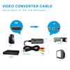 Beufee to HDMI,Av to HDMI Converter,VCR Player to HDMI Converter HDMI to VCR/DVD Player Combo New Av Cable for VCR view 4
