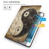 EMPYRI Yin_Yang_Symbol Printed Tablet Case for Ipad Air3 10.5""/Ipad Pro 10.5"", Pu Leather Non-Slip Tablet Cases Shockproof Stand Cover with Auto Sleep/Wake Cover view 3