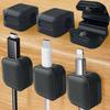 6 Pack Magnetic Cord Organizer Cord Holder,VastWeiTao Easy Secure Adhesive Cable Management for Home Office Desk Phone Car Wall Desktop Nightstand Black view 1