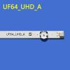 3pcs/Set LED Backlight Strip Compatible with LIG UF64_UHD_A 43UH603V 43UH610V 43UF6407 HC430DGN 43UF6409 43UH6030 43UF640 43UF640V 43LH604V view 3