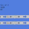 UFDIPLMY 2pcs/Set LED Backlight Bar Compatible with T-CL 32S6500S 32S6500 32S5300 32D1200 Philco PTV32D12D PTV32D12 4C-LB320T-DSA DSR 32HR332M05A7 V2(Color:5 Set) view 3