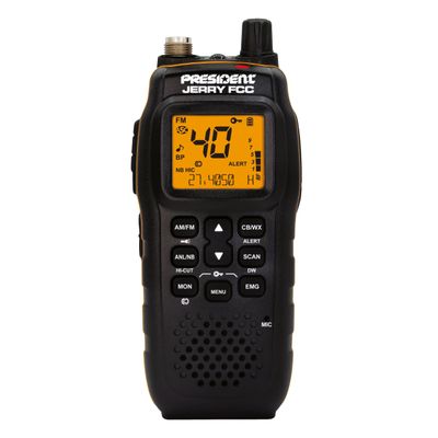 President Jerry FCC AM/FM Portable Radio with Vehicle Charging System - Perfect for The Road Warrior!