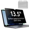 Nano 13.5 Inch Privacy Screen for Microsoft Surface Laptop 6/5/4/3/2/1, Removable Film Anti-Spy Filter Black Security Protector, Anti Glare Blue Light Shield Matte Screen Guard view 1