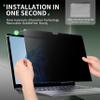 Nano 13.5 Inch Privacy Screen for Microsoft Surface Laptop 6/5/4/3/2/1, Removable Film Anti-Spy Filter Black Security Protector, Anti Glare Blue Light Shield Matte Screen Guard view 3