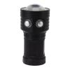 Haofy Diving Flashlight, Shockproof IPX8 10000LM Aluminum Alloy Underwater Video Light Professional for Diving view 2