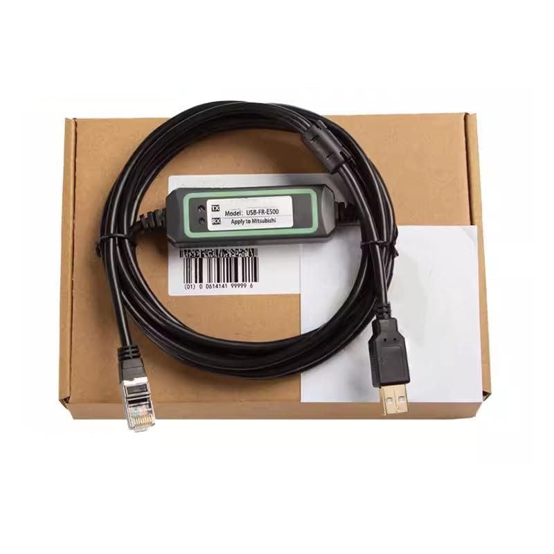 USB-FR-E500 Applicable FR-E540/F500 Inverter Debugging Cable Data Cable Programming Cable Communication Download Cable Gold-Plated Plug FT232RL chip Stabilized Model 3 Meters