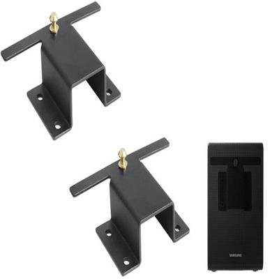 Aokicase Compatible with Samsung 9200 Speaker Holder Wall Mount SWA-9200 Speaker Stand Bracket Accessories Rack Holder for Home Speaker Systems (Black, SWA-9200) 2 Pieces
