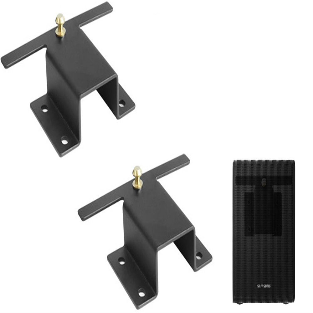 Aokicase Compatible with Samsung 9200 Speaker Holder Wall Mount SWA-9200 Speaker Stand Bracket Accessories Rack Holder for Home Speaker Systems (Black, SWA-9200) 2 Pieces