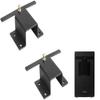 Aokicase Compatible with Samsung 9200 Speaker Holder Wall Mount SWA-9200 Speaker Stand Bracket Accessories Rack Holder for Home Speaker Systems (Black, SWA-9200) 2 Pieces view 1