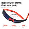COSMOING Sport Smart Sunglasses, Cycling Bluetooth Sunglasses for Men Women, Magnetic Charging Bluetooth 5.3 with UV Protection, Stereo Audio Wireless Headset for Cycling Running Hiking view 2