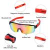 COSMOING Sport Smart Sunglasses, Cycling Bluetooth Sunglasses for Men Women, Magnetic Charging Bluetooth 5.3 with UV Protection, Stereo Audio Wireless Headset for Cycling Running Hiking view 4