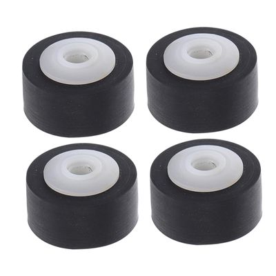 JECOMPRIS 4pcs Sturdy Pressure Pulley Cassette Pinch Roller Wheel for Recorder Machine