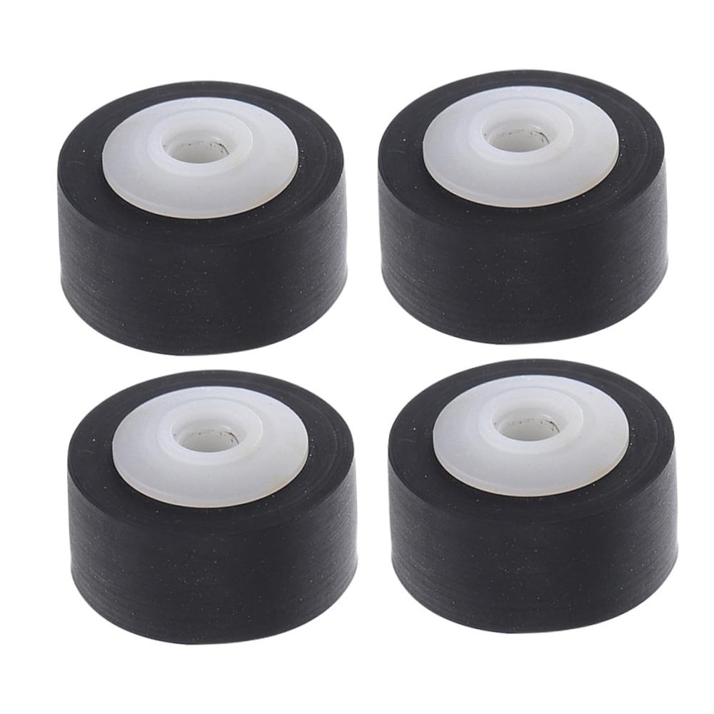 JECOMPRIS 4pcs Sturdy Pressure Pulley Cassette Pinch Roller Wheel for Recorder Machine