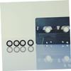 JECOMPRIS 4pcs Sturdy Pressure Pulley Cassette Pinch Roller Wheel for Recorder Machine view 4