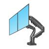 CUFTOBJM F160 Gas Spring 360 Degree Desktop 17"-27" Dual Monitor Stand Arm with USB3.0 Monitor Mounting Bracket, Each Load 2-9kg(Color:Black NO USB) view 1