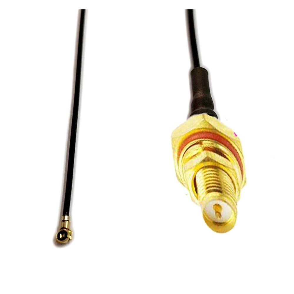 Compatible with 100pcs IPX MHF4 U.FL IPEX to Waterproof RP-SMA O-Ring Female Bulkhead RF Pigtail WiFi PCI Antenna 0.81mm Cable 10/15/20/30cm(Color:30cm)