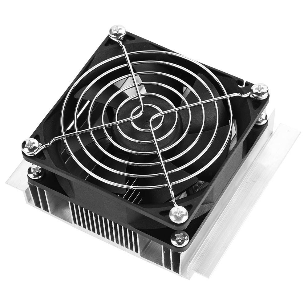 ANKROYU 12V Refrigeration Cooling System, Aluminum Semiconductor Refrigeration System, Thermoelectric Cooler with Fan for Making Small Fridge, ANKROYUx6kcui7pez